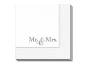 Hochzeitsserviette - MR. & Mrs.