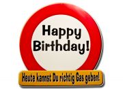 Riesen-Schild *Happy Birthday*