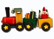 Nostalgische Holzeisenbahn Dekoration zum Weihnachtsfest!