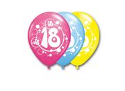 5 Ballons zu Ihrem 18. Geburtstag!