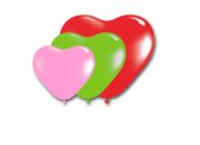 13 Luftballon Herzen im Mix, zum Geburtstag oder Valentinstag!